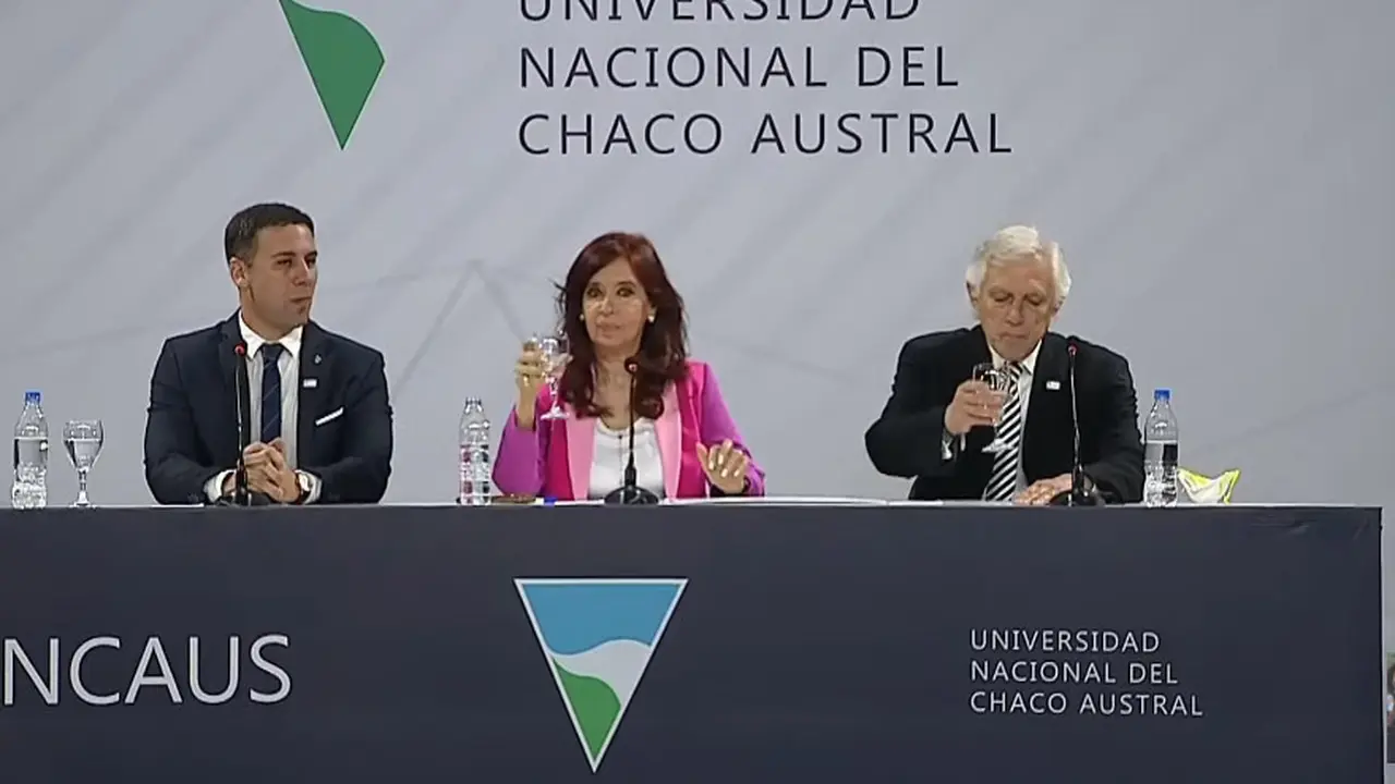 La expresidenta minimizó la tensión con el presidente Alberto Fernández, al negar que existan 