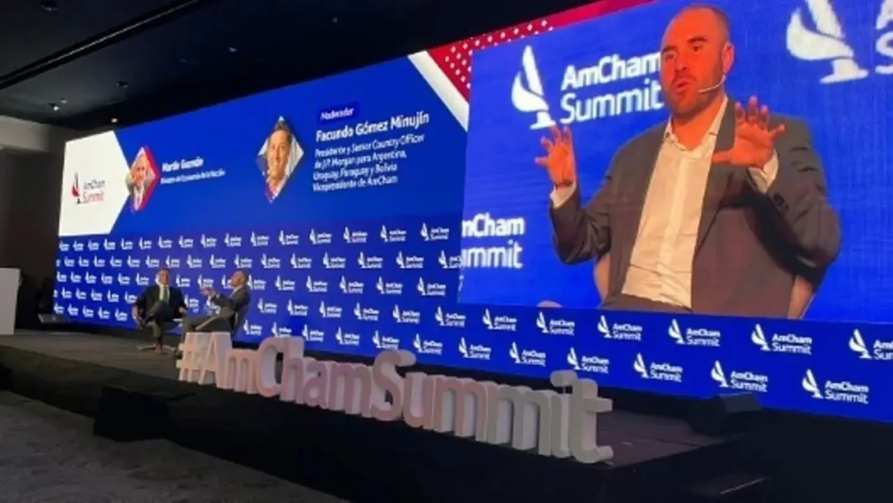 Guzmán defendió el plan económico ante empresarios de Estados Unidos