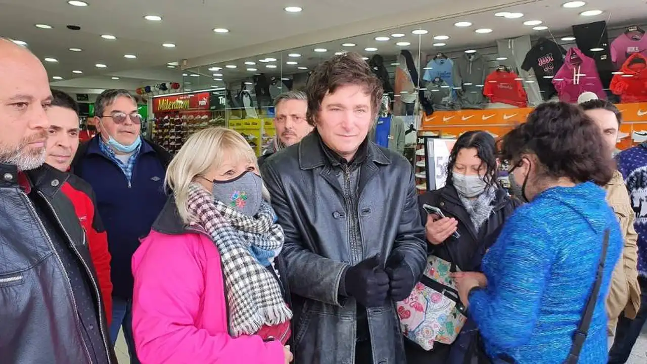 Javier Milei estuvo en Laferrere