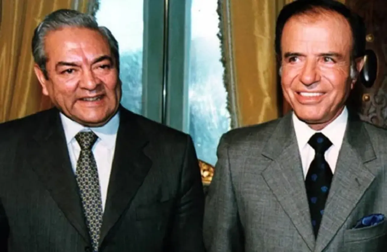 Erman González y Carlos Menem, ideólogos del Plan Bonex