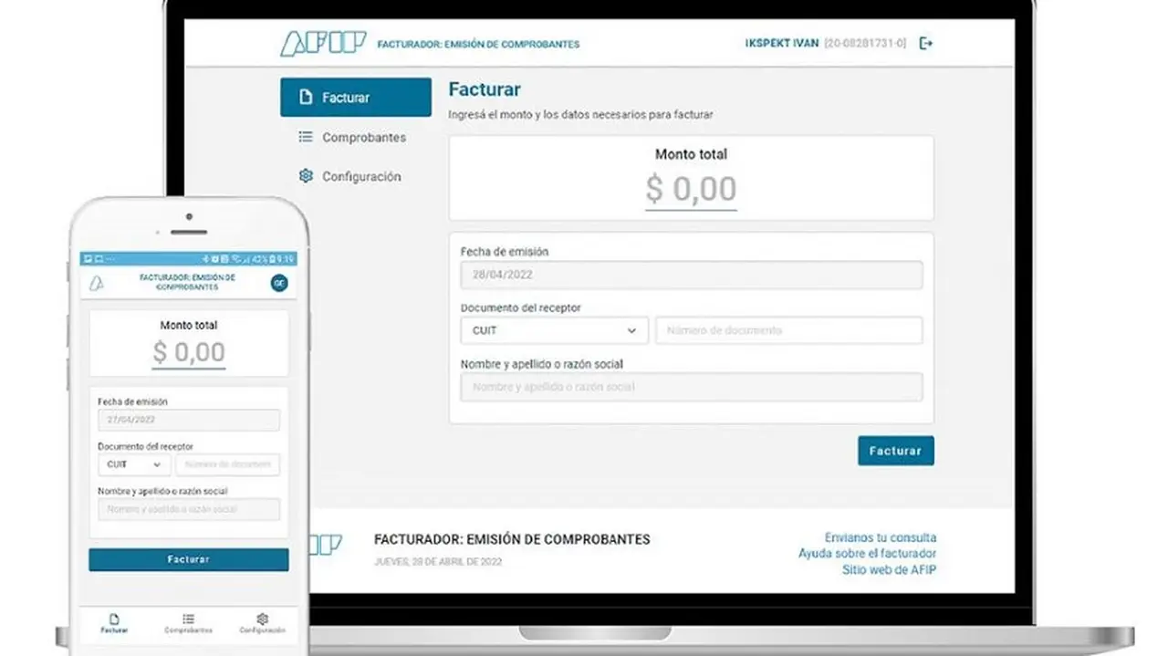 Una posibilidad para la facturación del Monotributo es el facturador móvil