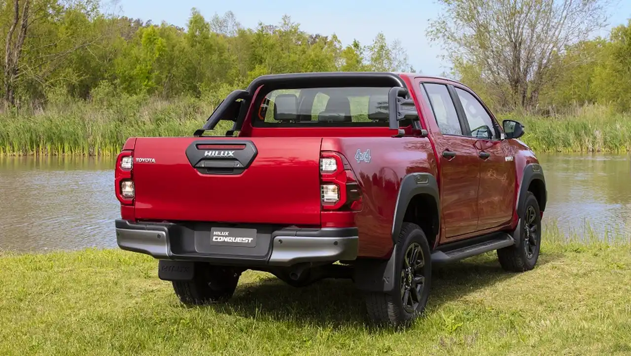 La nueva Hilux Conquest tiene el máximos sistema de seguridad.