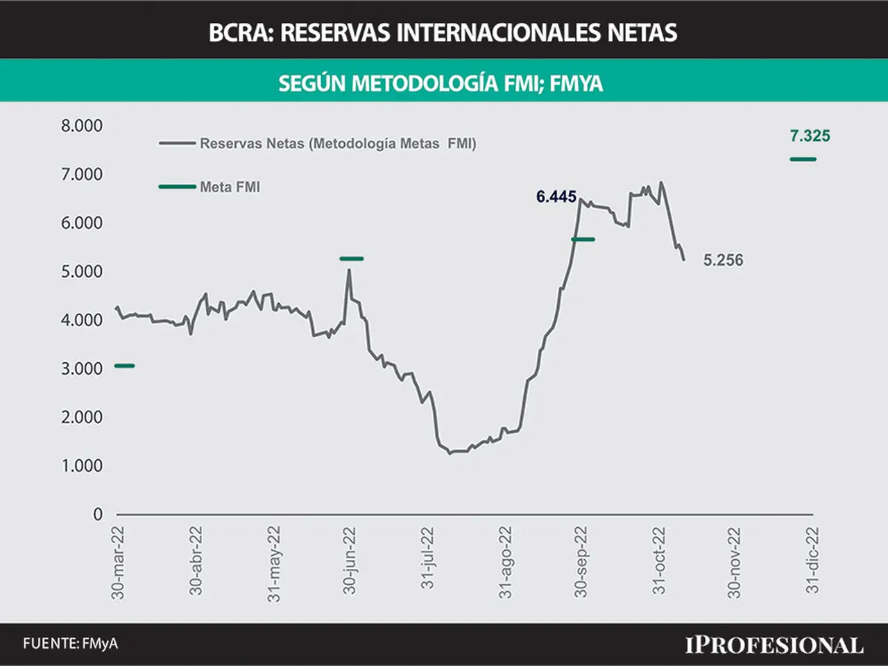 Las reservas netas rondan entre u$s5.200 y u$s5.500 millones, según cálculos privados 