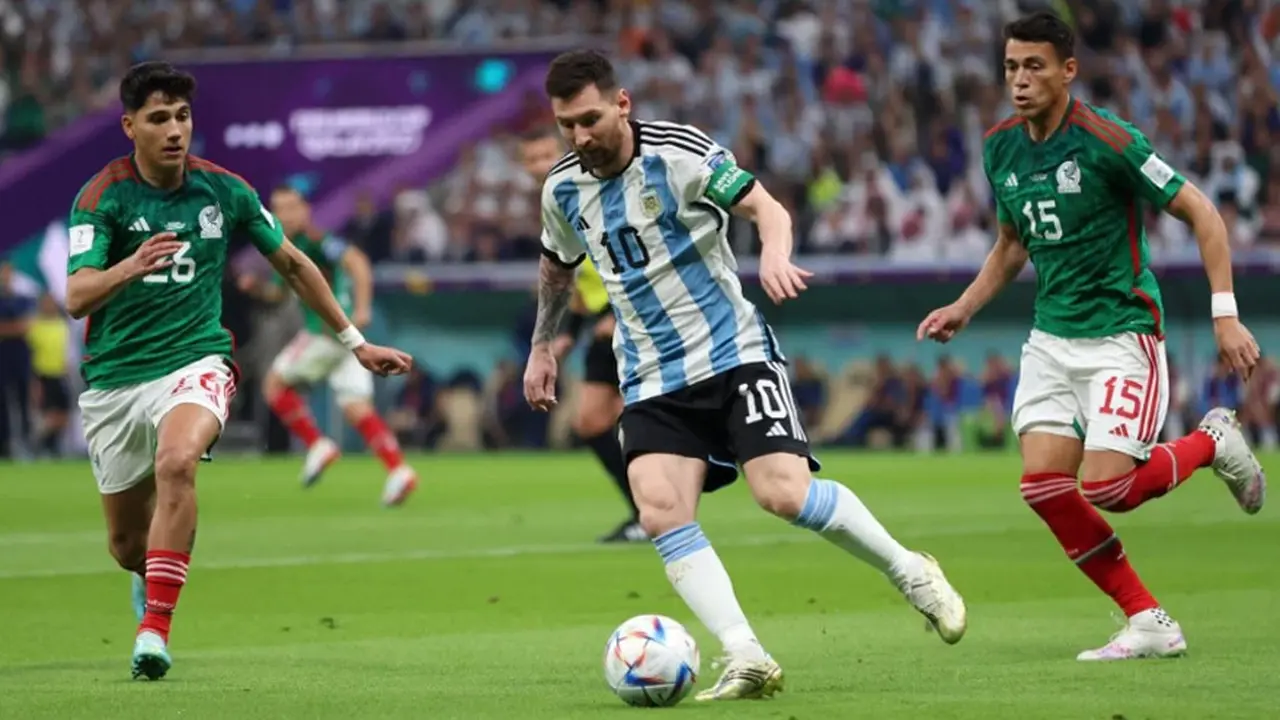 Lionel Messi igualó un récord de Maradona y otro de Ronaldo en el partido contra México