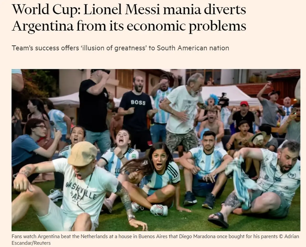El periódico británico Financial Times le dedicó un artículo a la economía argentina durante