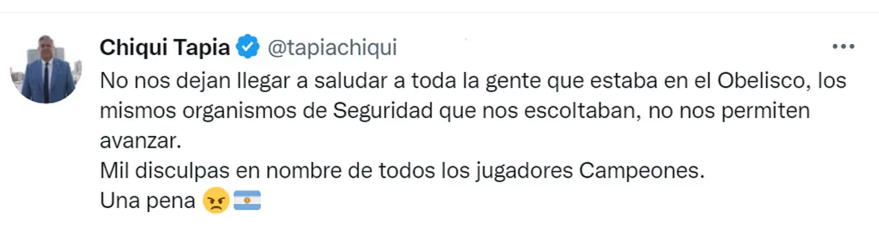 El tuit de 