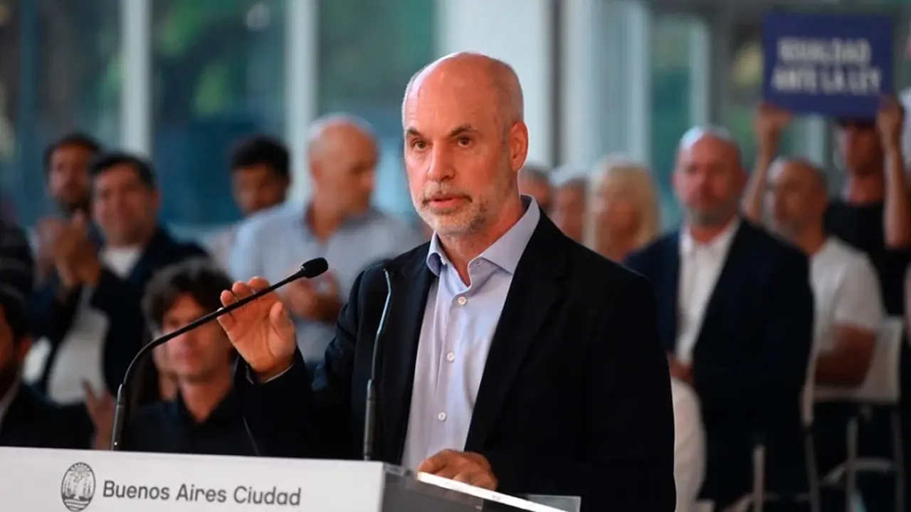 El jefe de Gobierno porteño brindó una conferencia de prensa en la sede de la administración porteña de la calle Uspallata donde criticó a la Nación