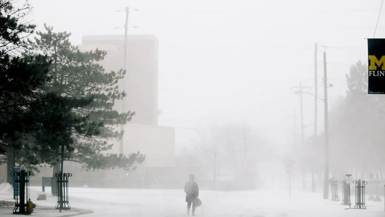 La tormenta de nieve azotó a EE.UU.