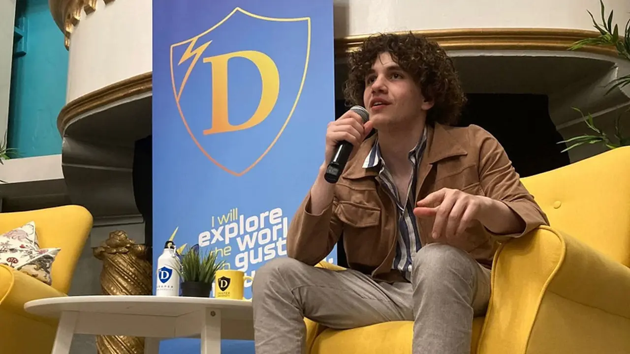 Mariano Maisterrena, durante su paso por el curso Hero Training de Draper University.