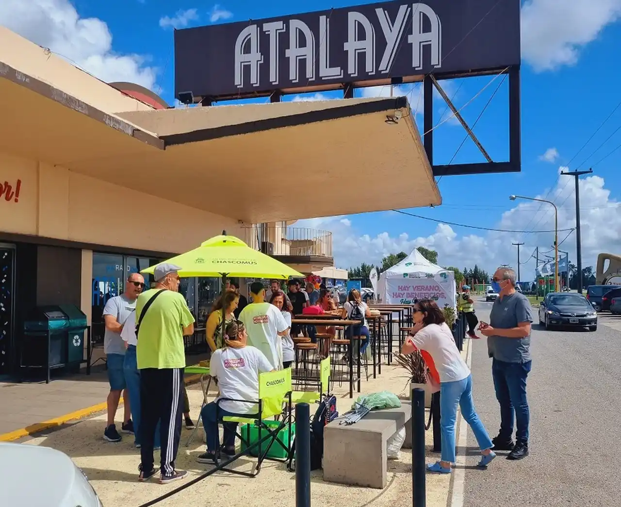 El local de Atalaya en Ruta 2 a la altura de Chascomús es una