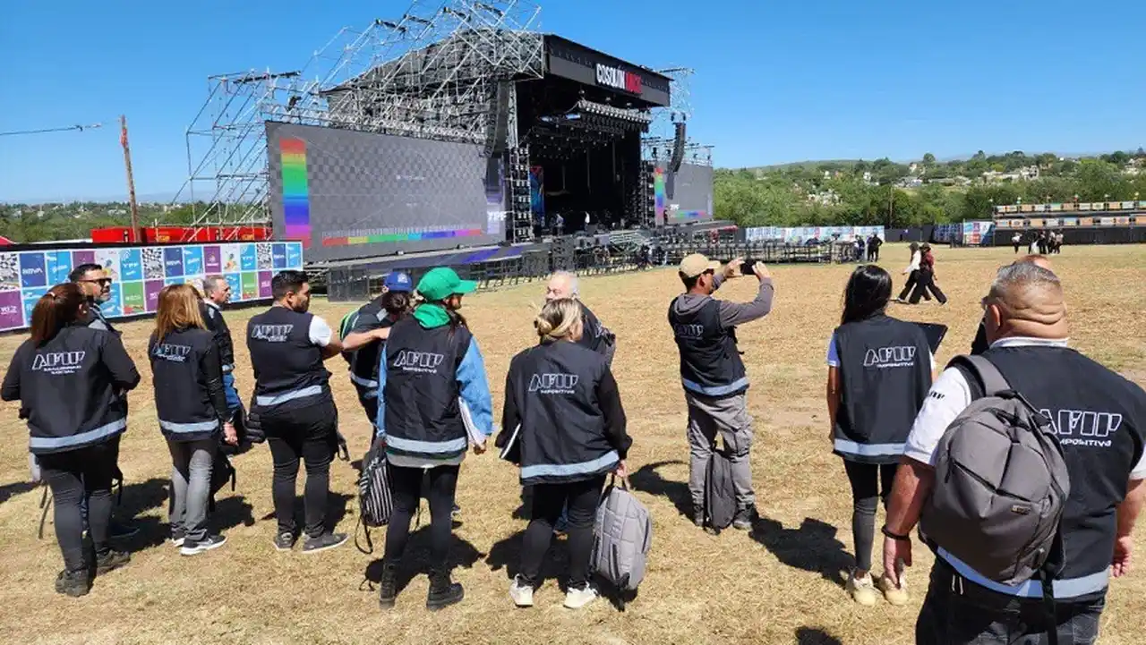 Operativo AFIP en Cosquín Rock: ¿qué detectó el organismo?