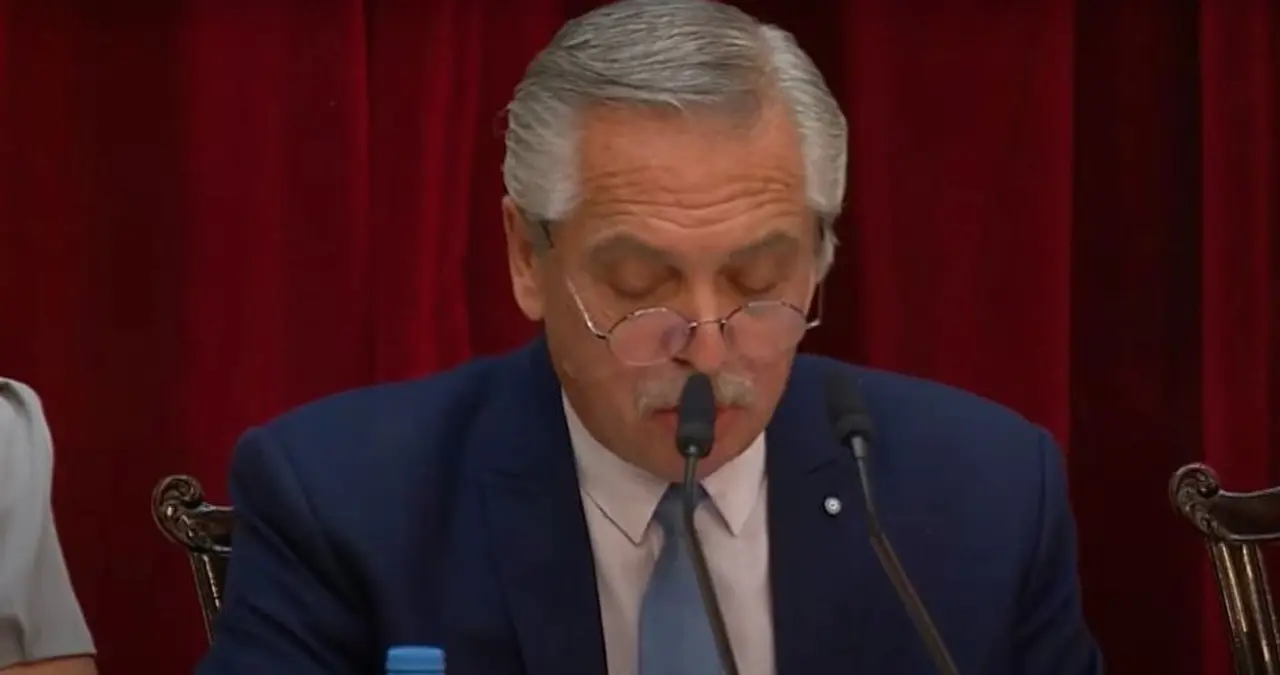 Ante el Congreso, el Presidnete había hecho un balance optimista de la gestión, incluyendo el área energética