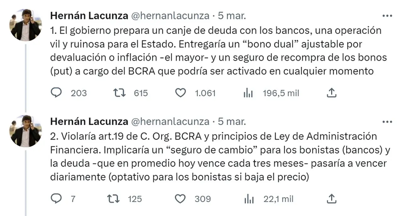 Junto con el exministro de Hacienda