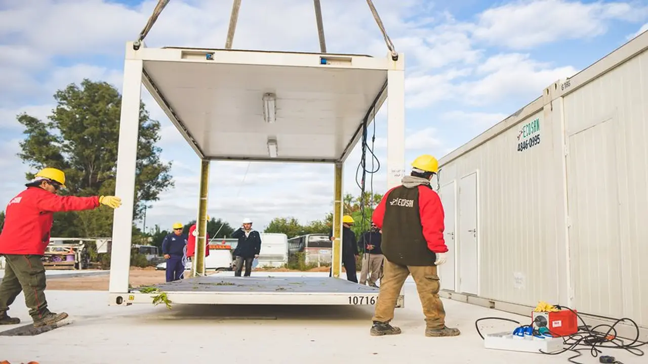 Las viviendas modulares se construyen en pocos meses