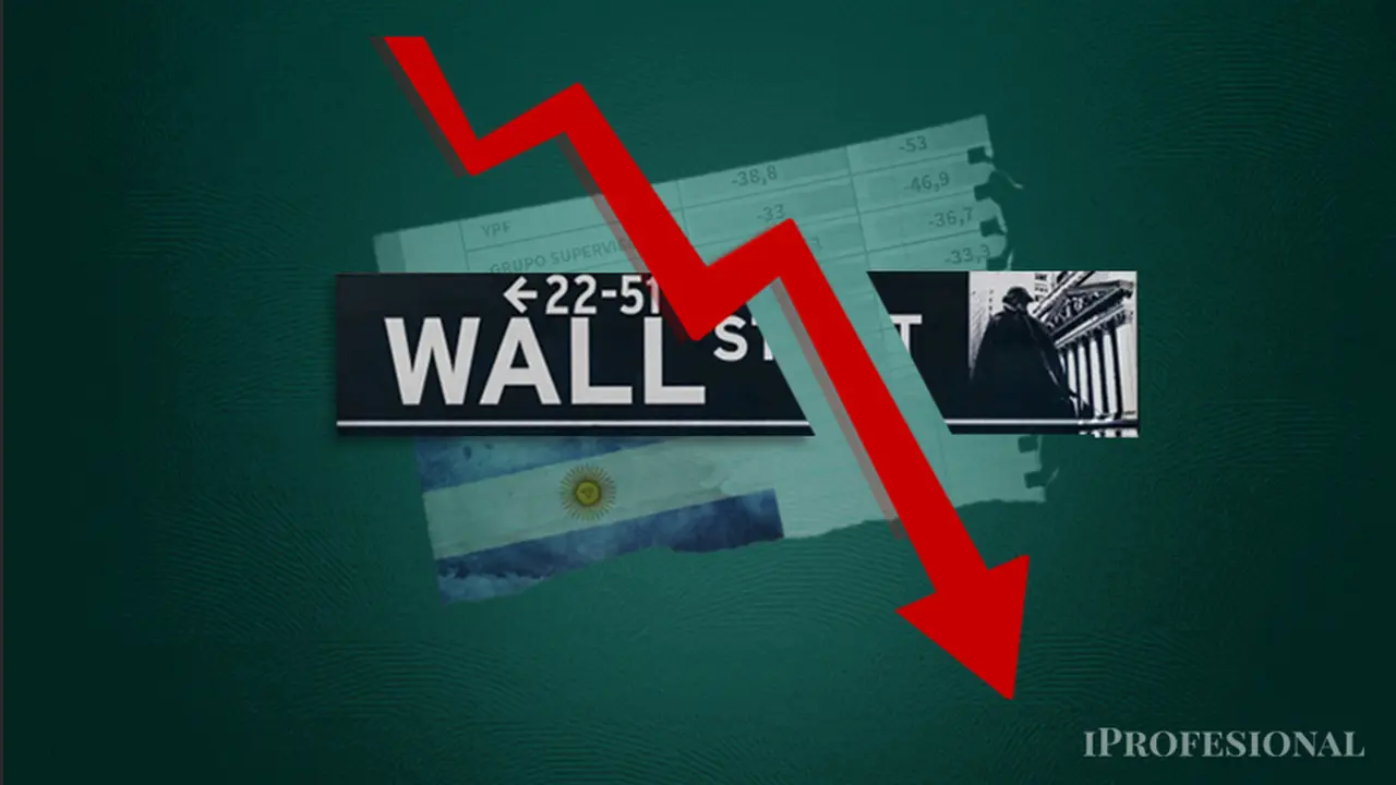 Fuerte caída de los bonos argentinos, en el premarket