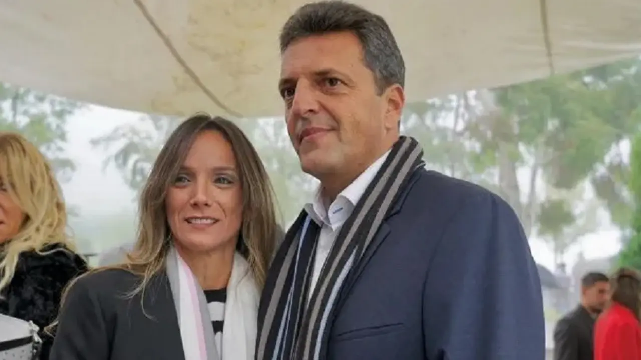 Malena Galmarini junto a Sergio Massa