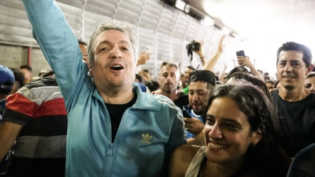 Máximo Kirchner junto a Wado de Pedro