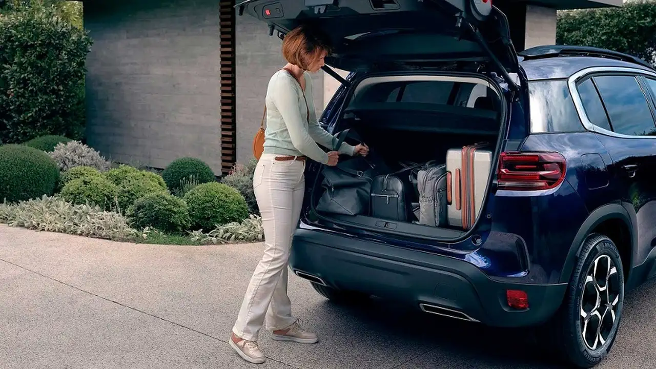 El baúl del Citroën C5 Aircross tiene 580 litros.
