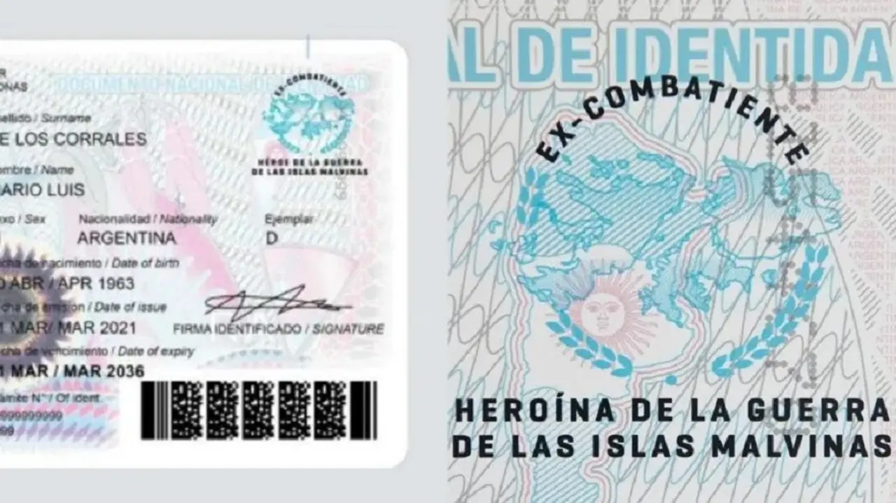 El diseño destaca y visibiliza la condición de héroe o heroína que les pertenece a los ex combatientes de Malvinas