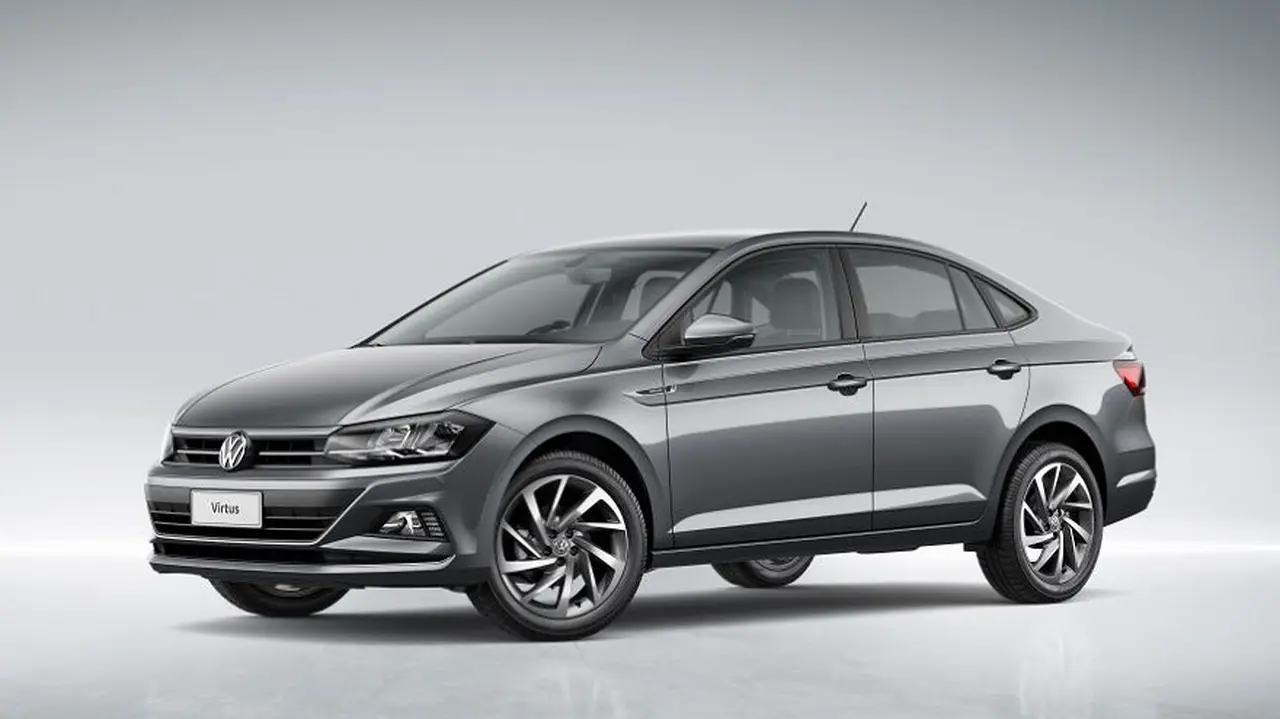 El Volkswagen Virtus mantiene el diseño más tradicional.