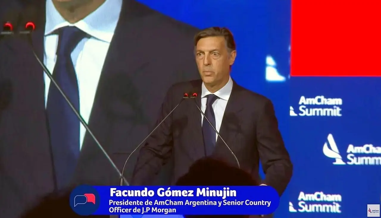 Facundo Gómez Minujín, presidente de la Cámara de Comercio de los Estados Unidos en Argentina (AmCham)