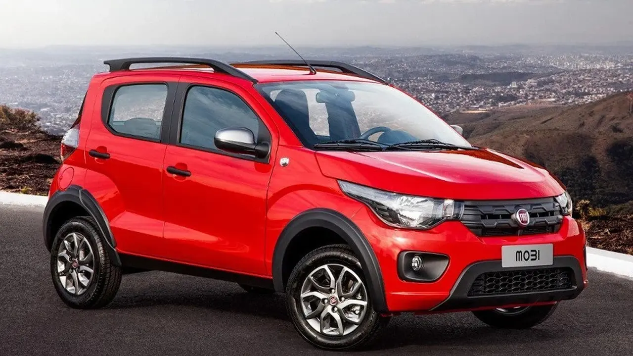 Fiat Mobi, otro de los económicos, solo disponible por plan de ahorro.