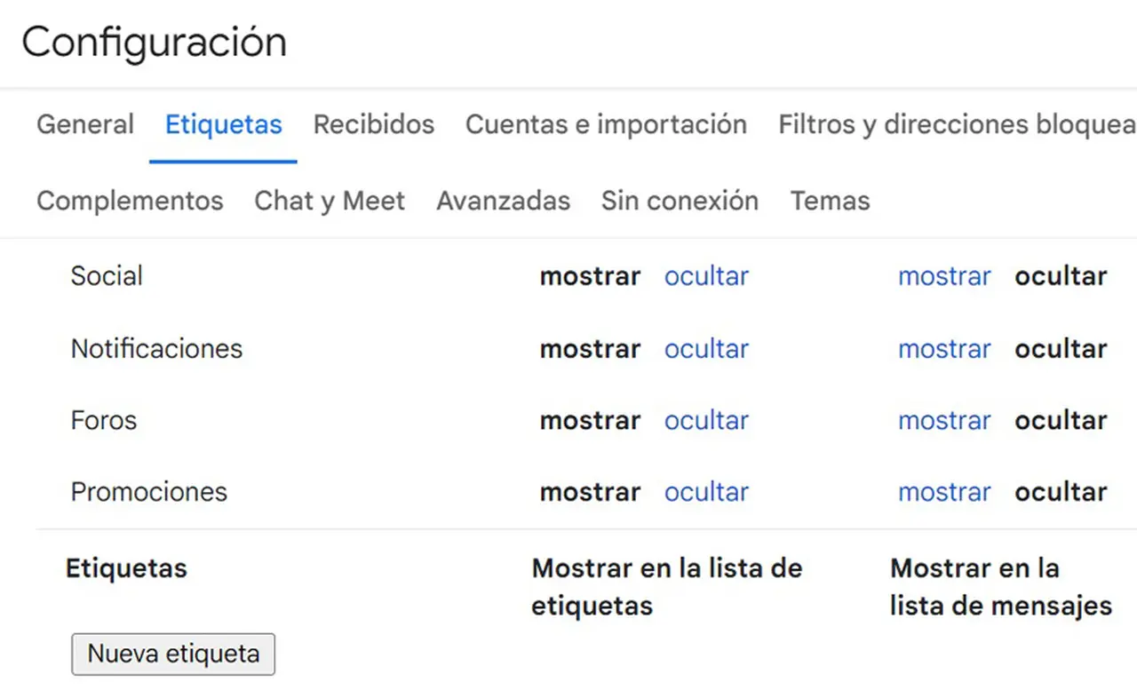 Con Gmail, podés aplicar etiquetas a tus correos para ordenarlos por prioridad.
