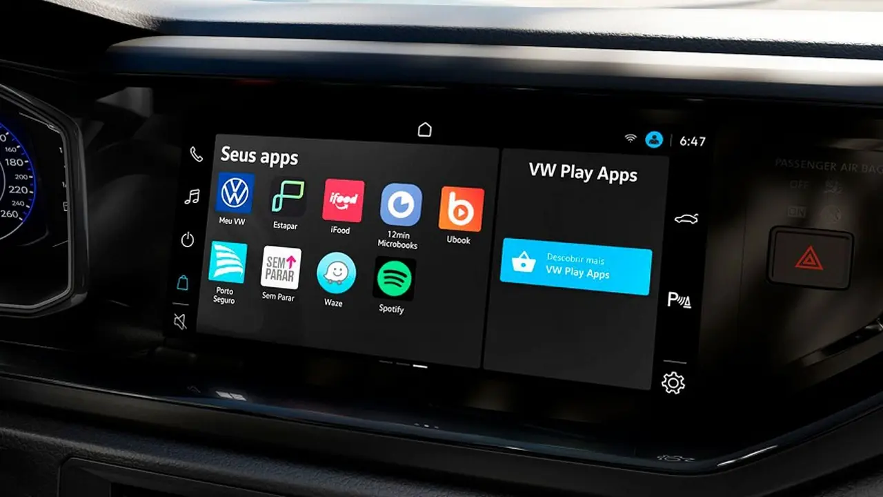 El Volkswagen Polo tiene una pantalla de 8 pulgadas.