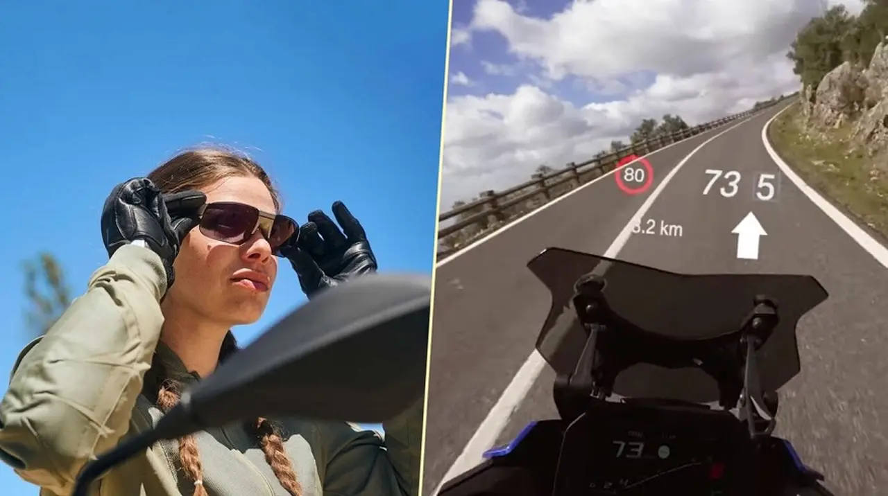 BMW creó los primeros anteojos inteligentes para motos