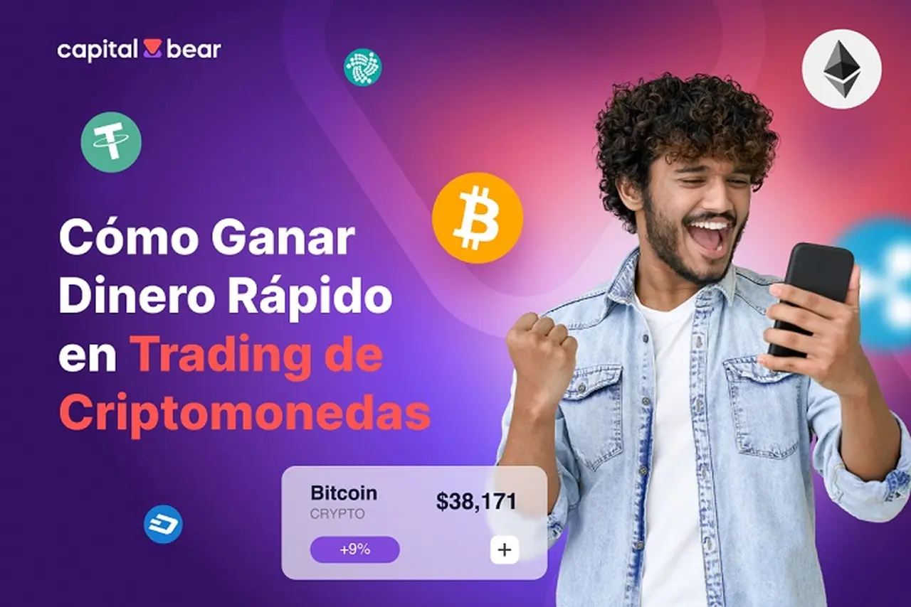 Opciones a 5 Seg: Cómo Ganar Dinero Rápido en Trading de Criptomonedas con CapitalBear