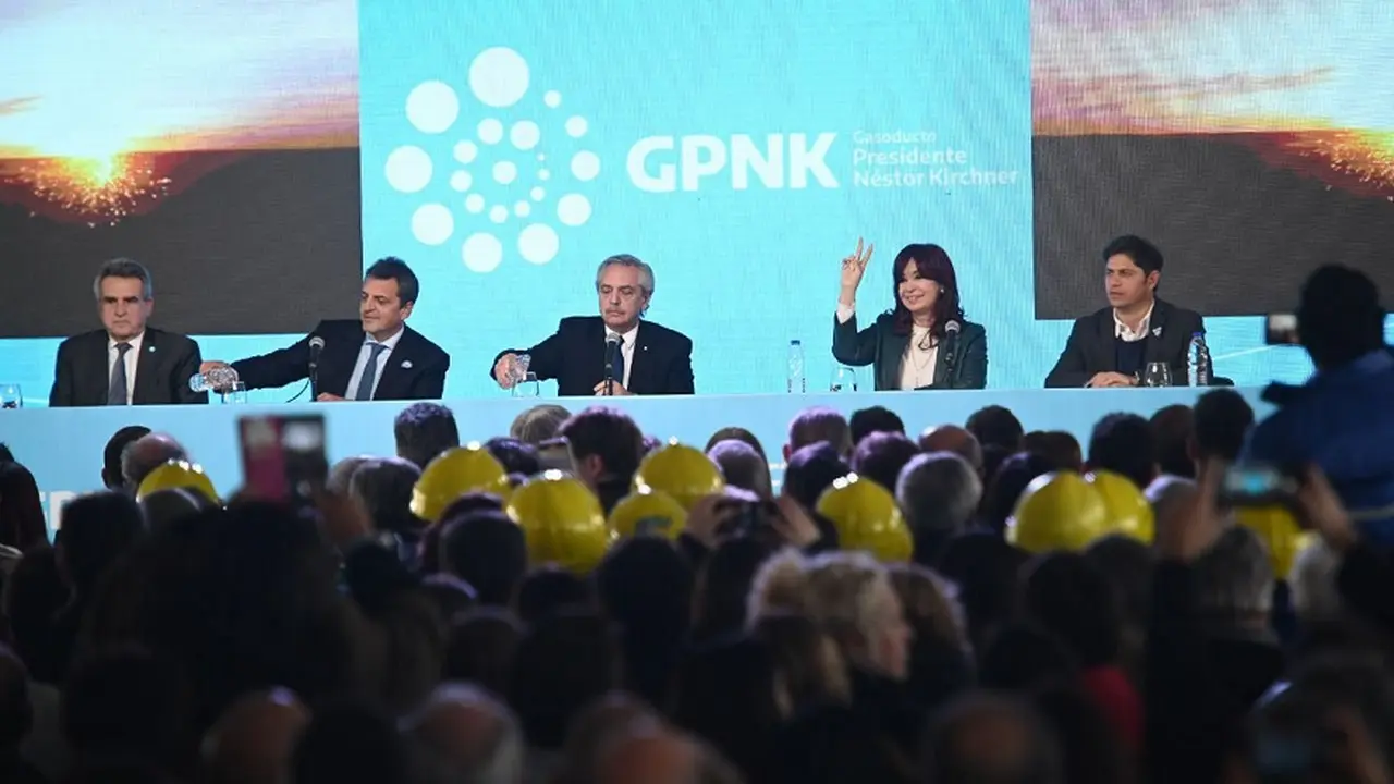 Acto por la inauguración del Gasoducto Néstor Kirchner
