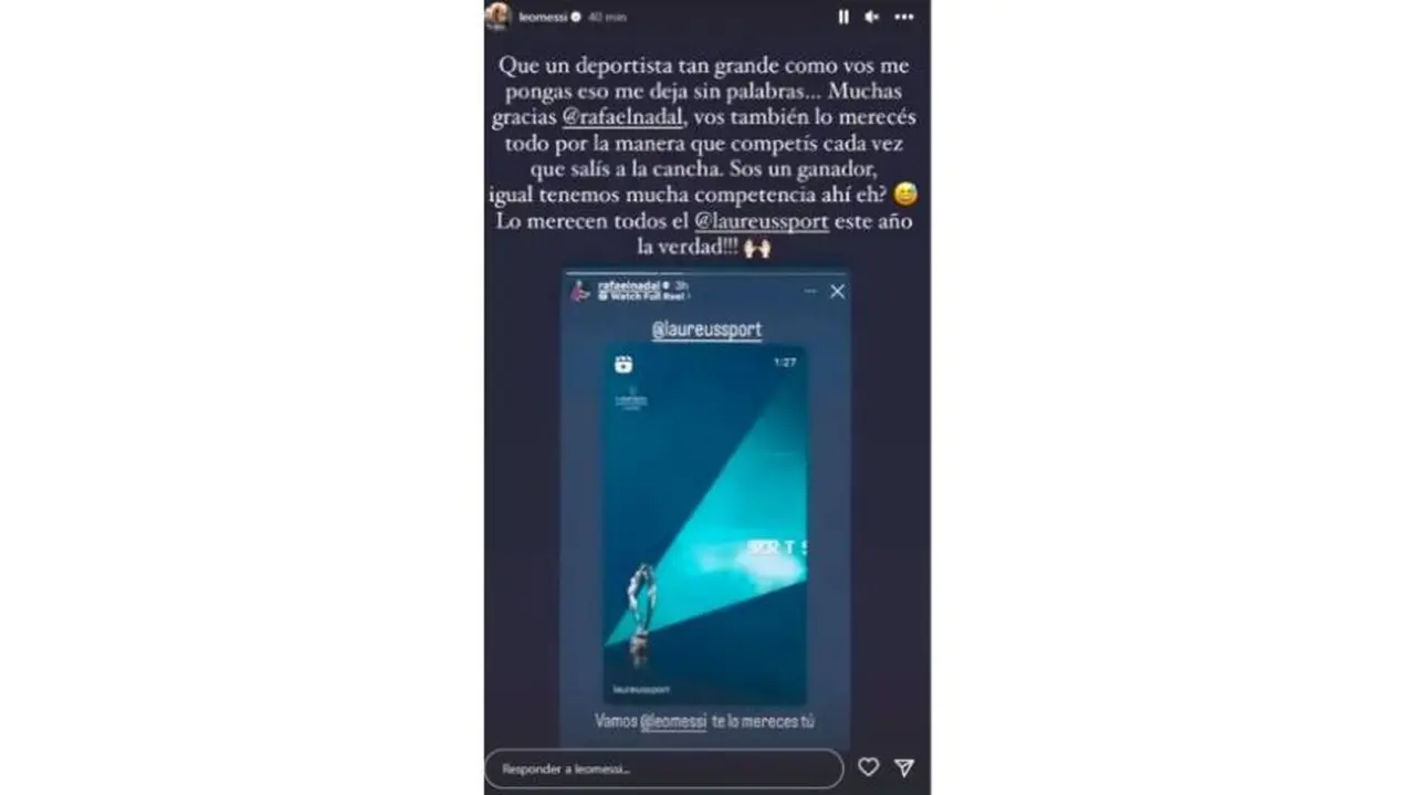 Nadal y Messi siempre se mostraron admiración mutua en redes sociales