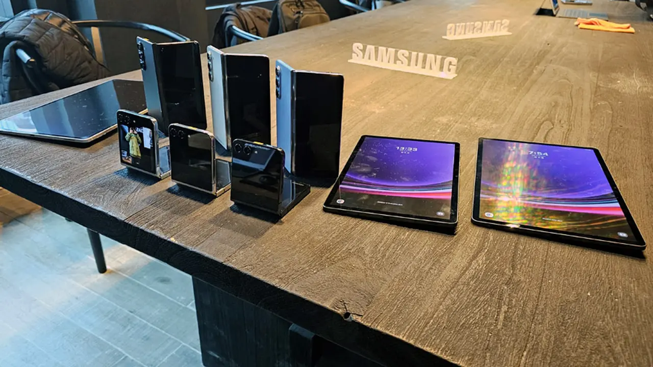 La cuenta Samsung también se puede configurar en sus celulares plegables y tabletas.