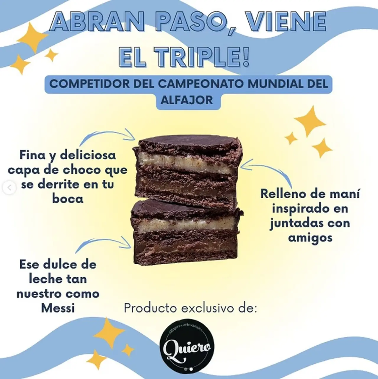 El gran campeón fue de la empresa Alfajores Quiero, de la localidad de Campana.