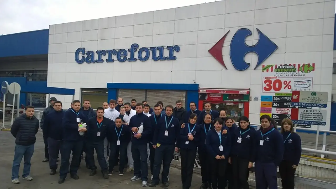 La mayoría de los sueldos de los empleados de Carrefour