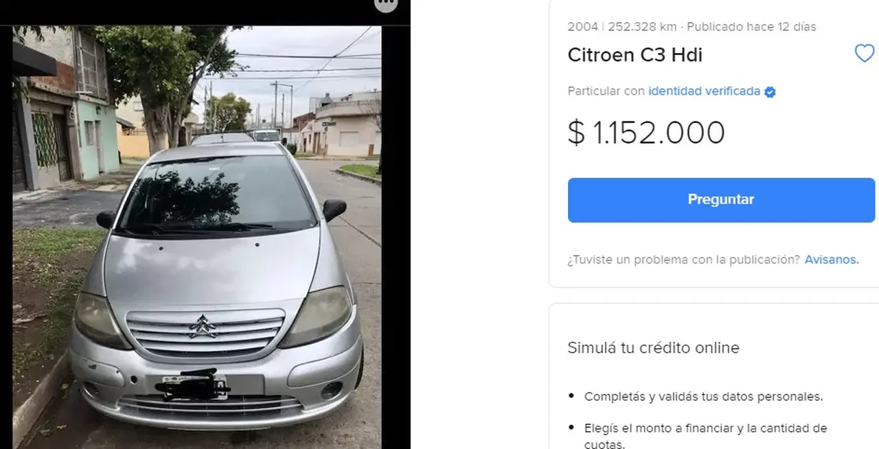 Citroën C3, uno de los usados más accesibles.