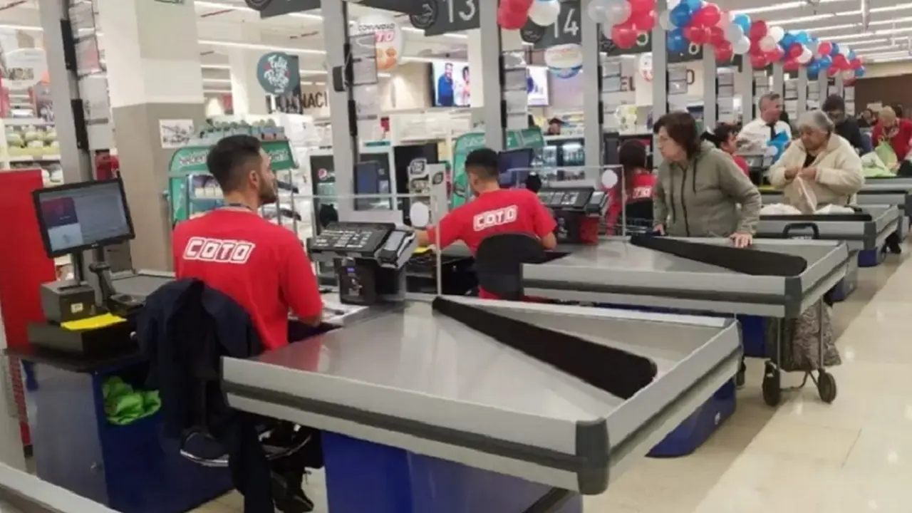 Los empleados de supermercado Coto