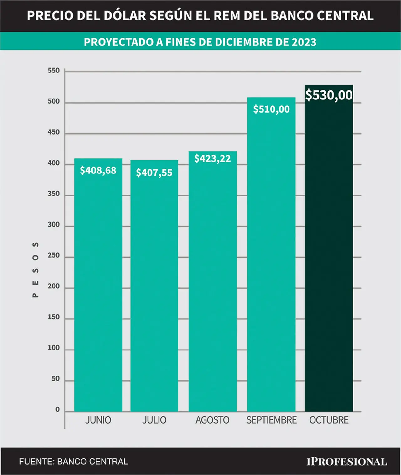 Los analistas prevén una nueva devaluación y que el dólar mayorista llegará a los $530 en diciembre.