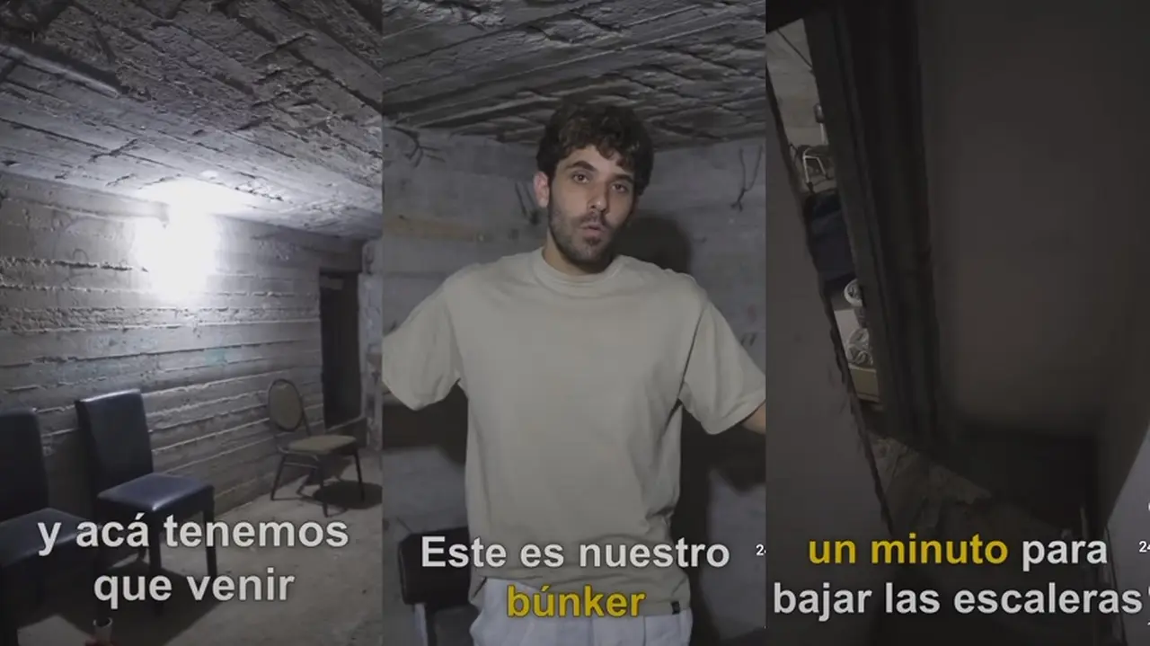 Argentinos mostraron cómo es el búnker "anti misiles" que tienen en su casa de Israel