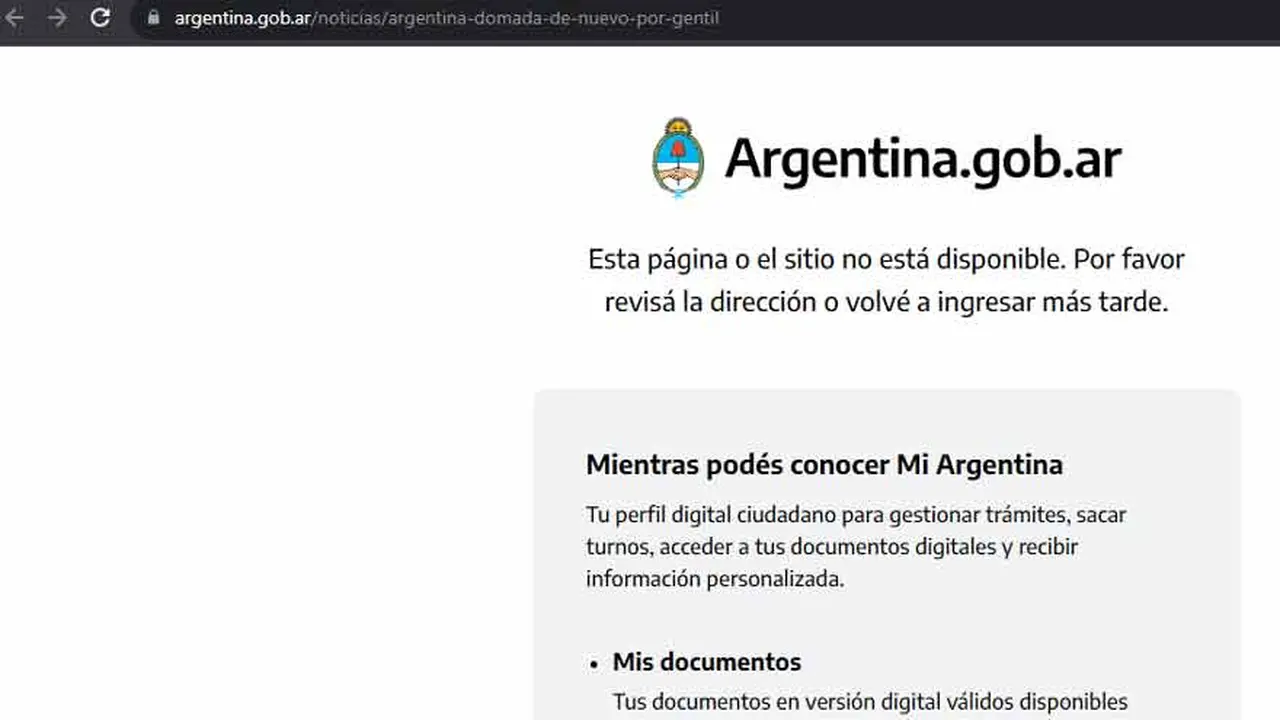 La URL afectada aún seguía visible el viernes en Google.