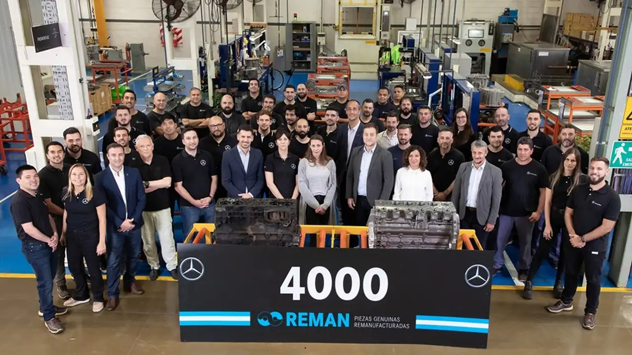 4000 piezas remanufacturadas es el número alcanzado hasta el momento.