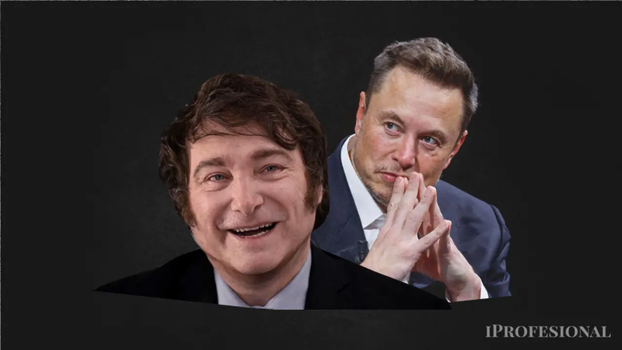 Elon Musk, uno de los hombres más ricos del mundo, elogió el discurso de Javier Milei en Davos