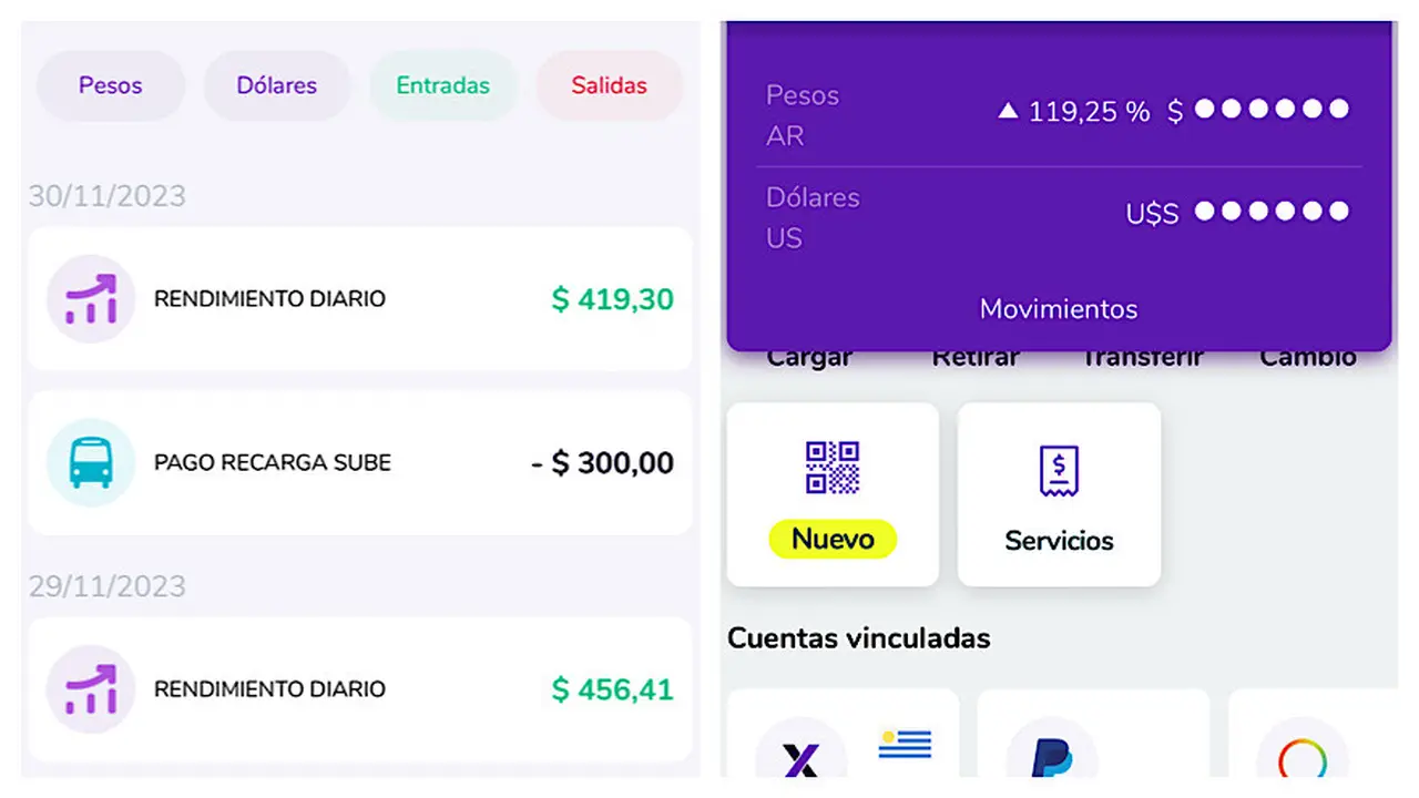 Prex es la billetera virtual que más rendimientos genera en noviembre de 2023.