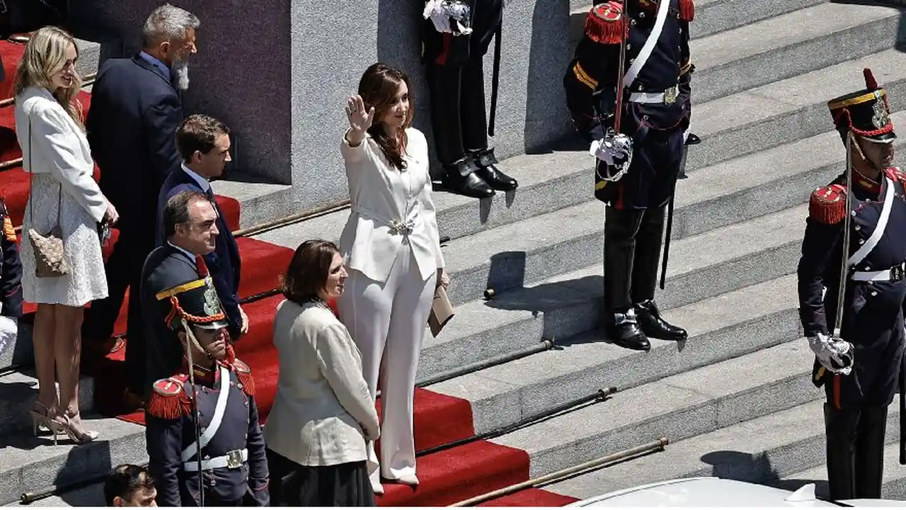 Victoria Villarruel agradeció a los presentes tras la asunción a la vicepresidencia
