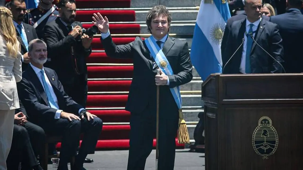 Javier Milei le habló a la gente desde Casa Rosada