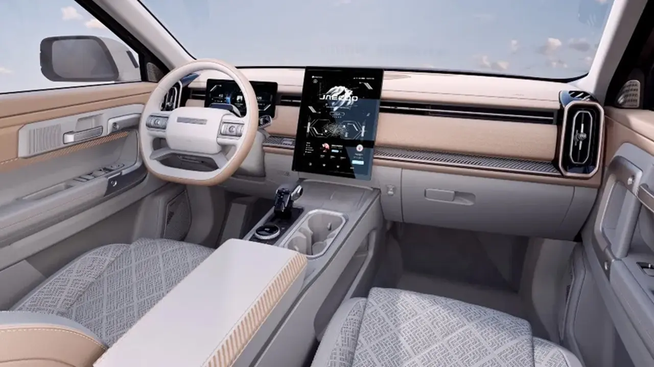 Mucha tecnología define al interior de este SUV chino.