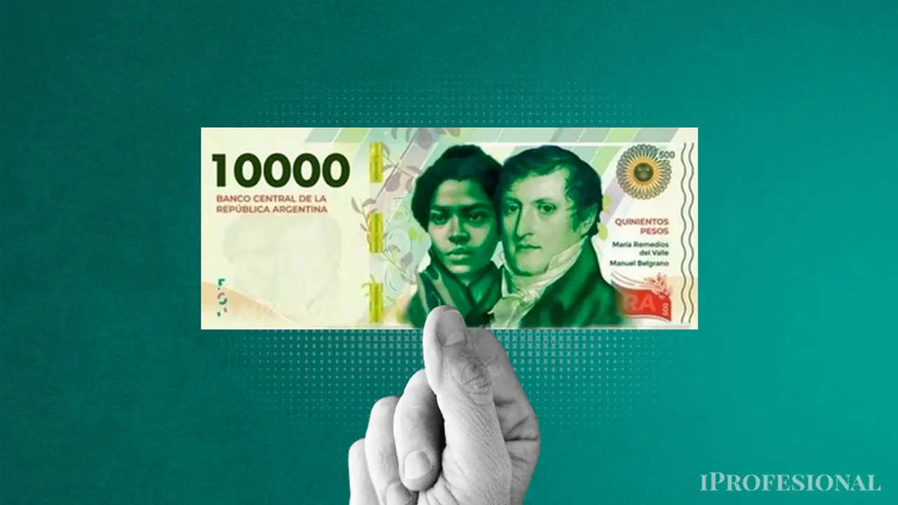 El nuevo billete de $10.000 recién se podría empezar a imprimir en junio, en base a un diseño preexistente.