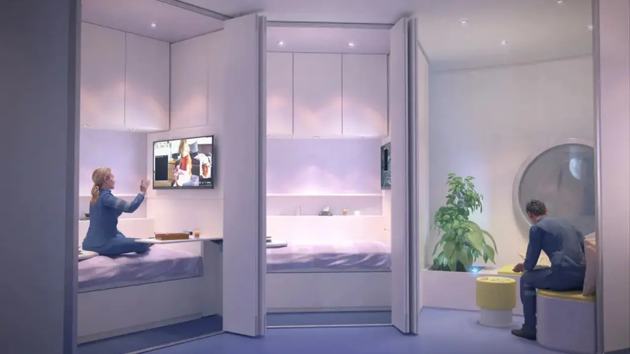 Las casas tendrán mobiliario diseñado especialmente para perdurar en las condiciones de Marte y la Luna