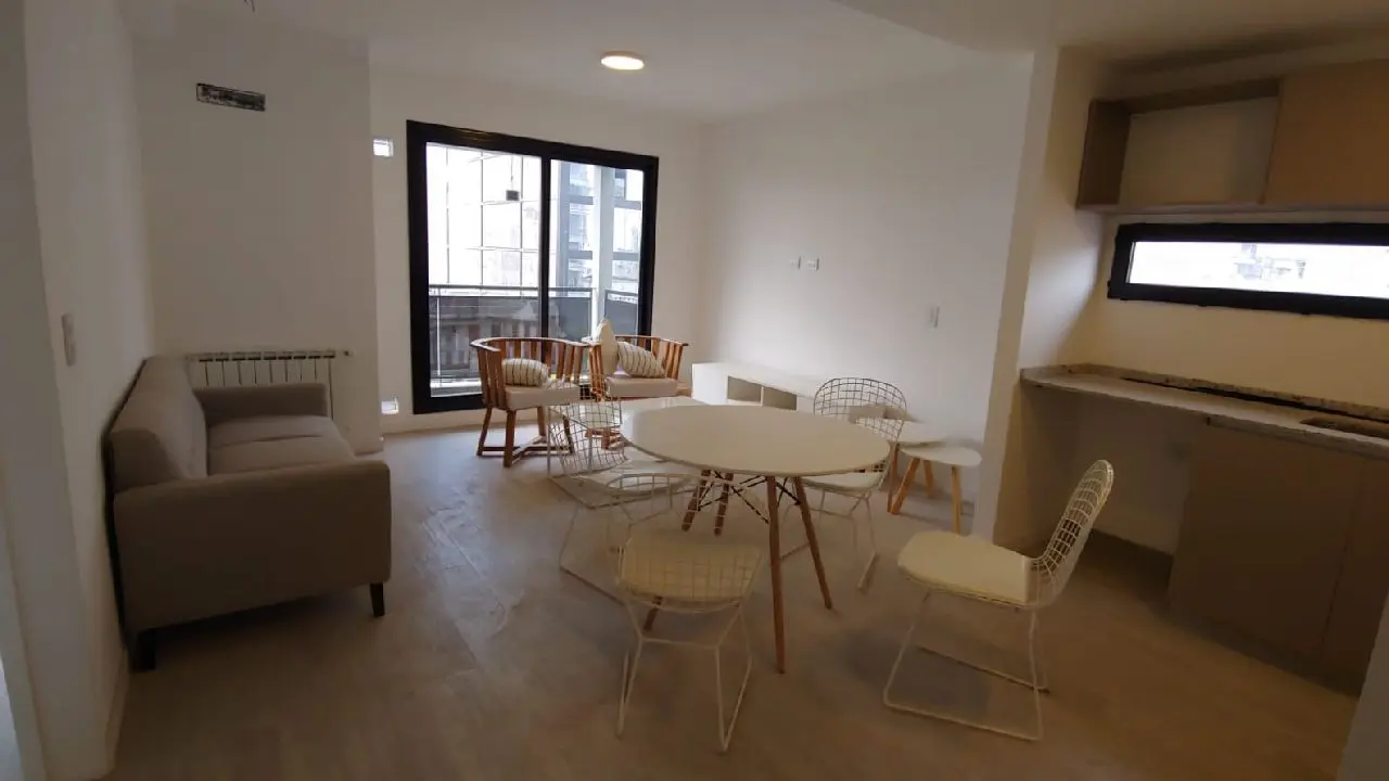 Los departamentos son de 1, 2 o 3 ambientes.
