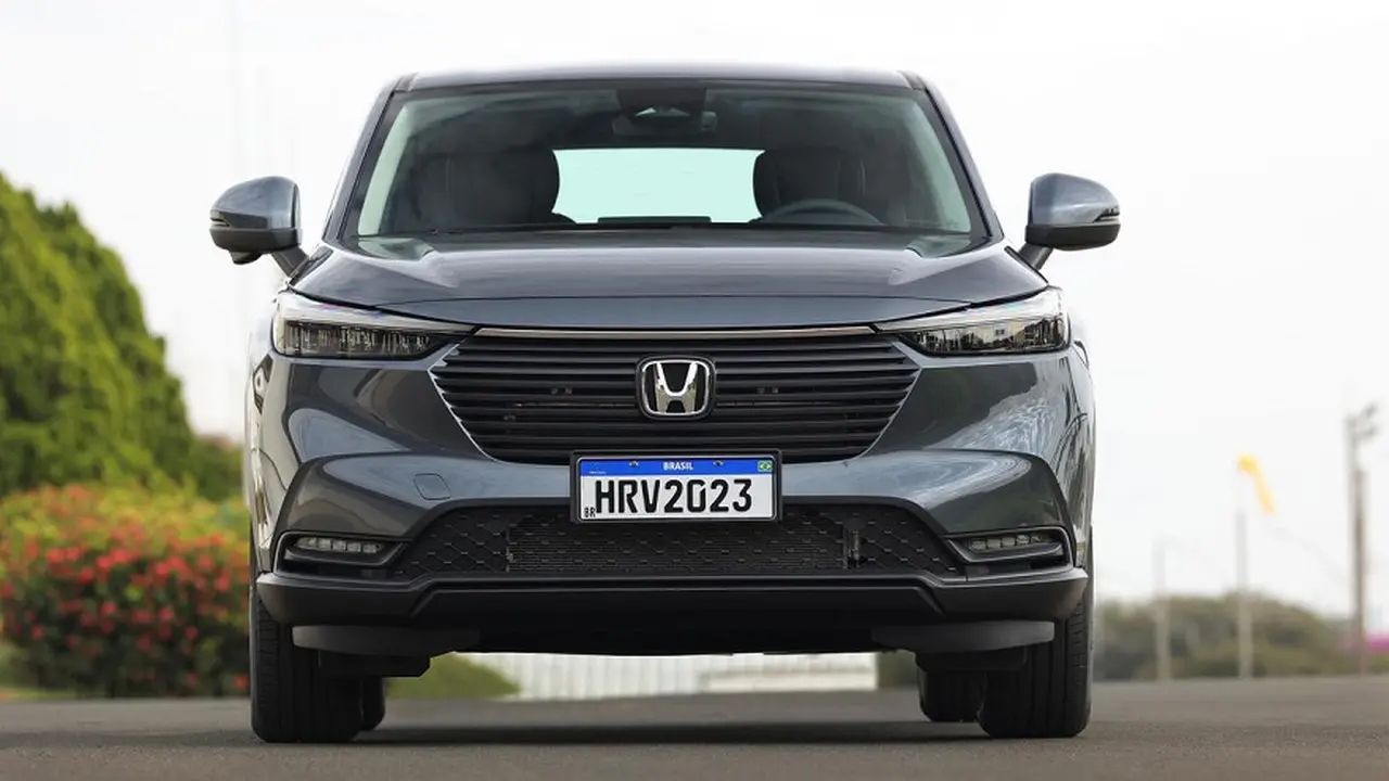 El nuevo HR-V tiene un voluminoso frontal.